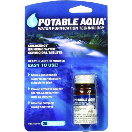 potable aqua water treatment tablets
