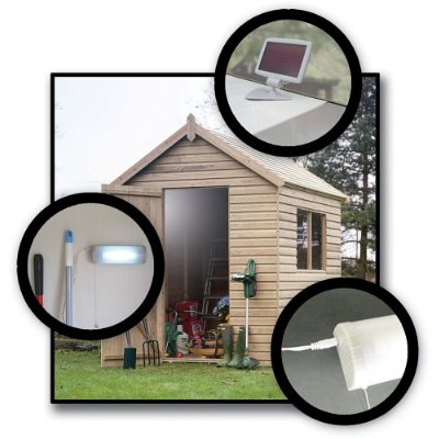 sunforce solar shed light - diagram