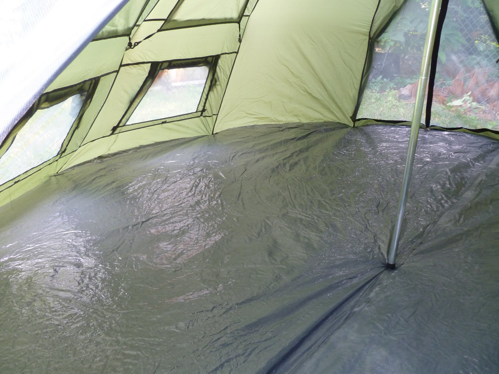 guide gear teepee tent - inside